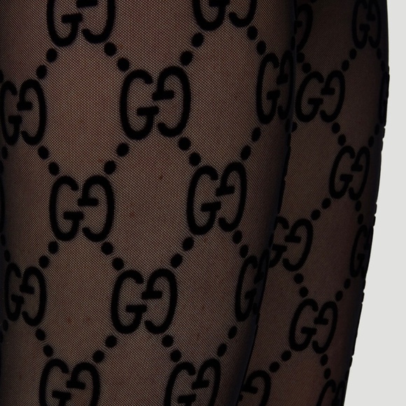 Gucci GG supreme tights in black - Picture 4 of 5